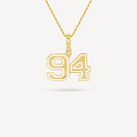Gold Presidents Pendant and Chain - #94 Jailynn Simon