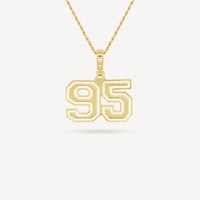 Gold Presidents Pendant and Chain - #95 Levontae Jacobs