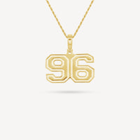 Gold Presidents Pendant and Chain - #96 Cole Purdy