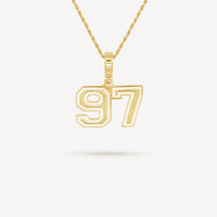Gold Presidents Pendant and Chain - #97 Devarrick Woods