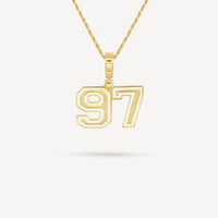 Gold Presidents Pendant and Chain - #97 Kyle Konrardy