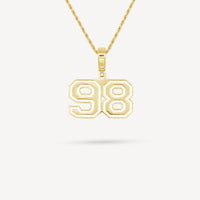 Gold Presidents Pendant and Chain - #98 Turner Schmidt