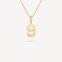 Gold Presidents Pendant and Chain - #9 Ava Peers