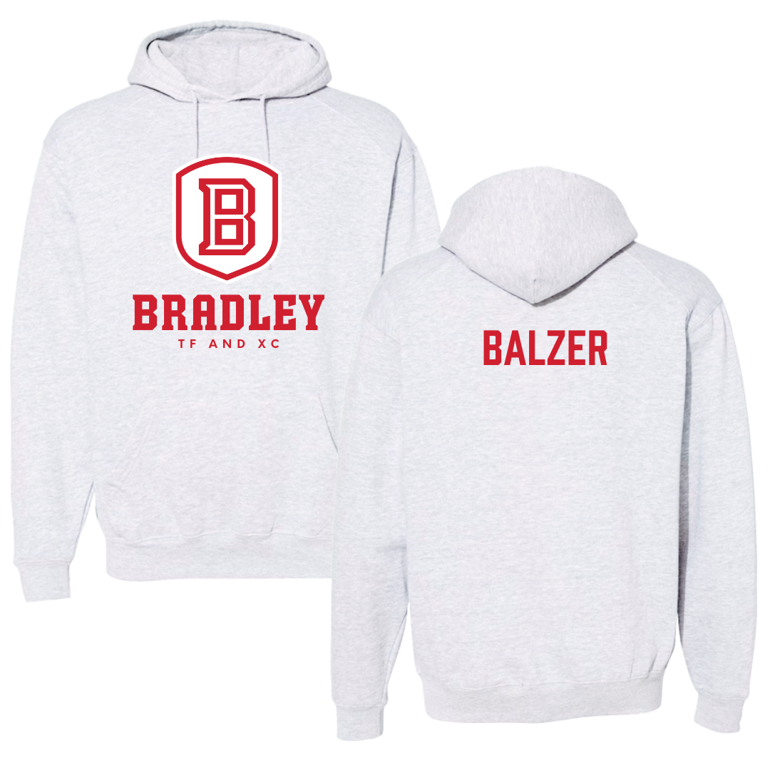 Bradley University TF and XC Gray Hoodie  - Zachary Balzer