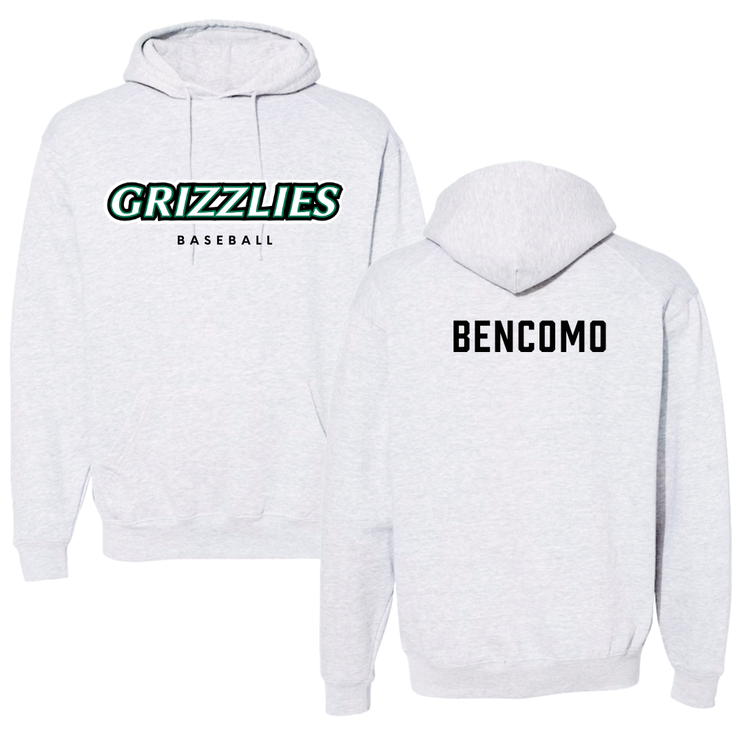 Adams State University Baseball Gray Hoodie  - Xander Bencomo