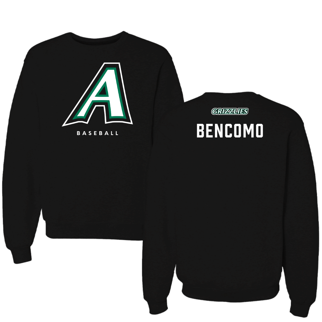 Adams State University Baseball Black Crewneck  - Xander Bencomo