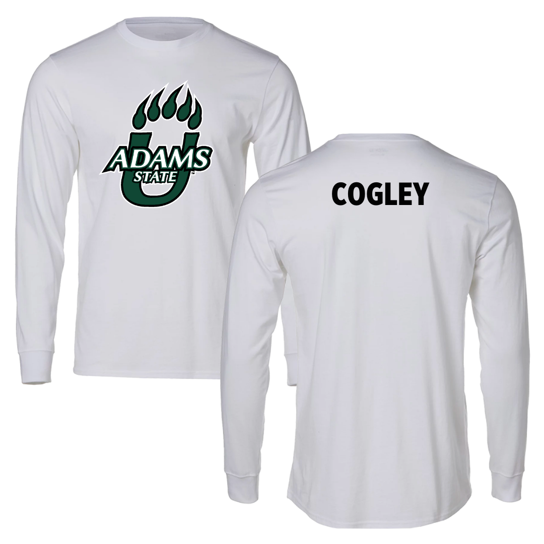 Adams State University TF and XC White Long Sleeve  - Kien Cogley