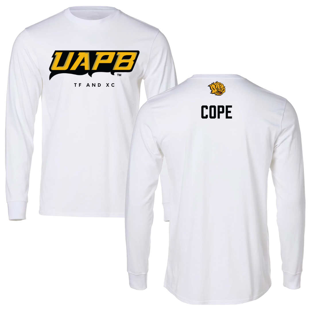 University of Arkansas-Pine Bluff TF and XC White Long Sleeve  - Cheriece Cope