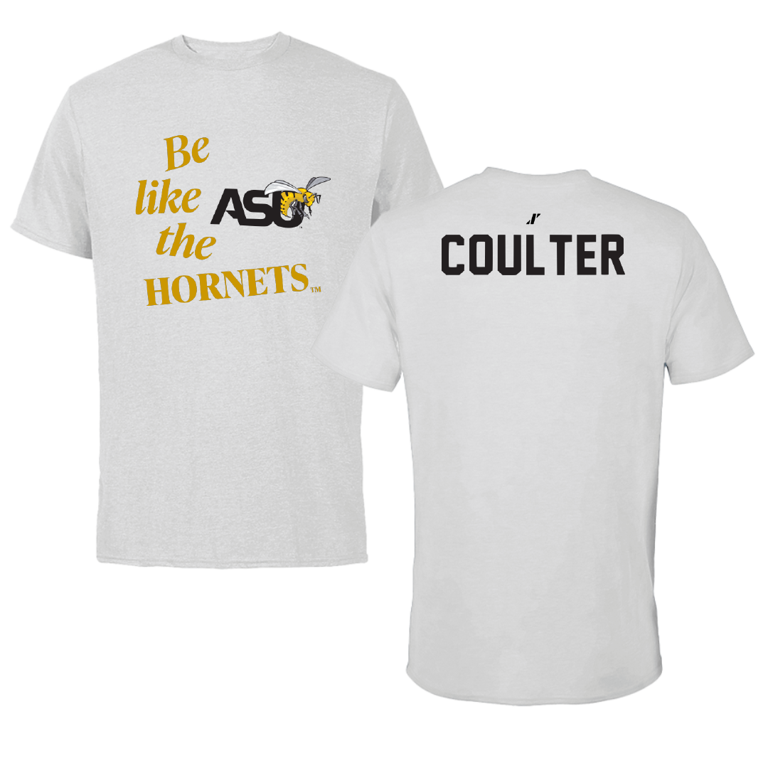 Alabama State University TF and XC Light Gray Be Like Us Tee - Jon Coulter