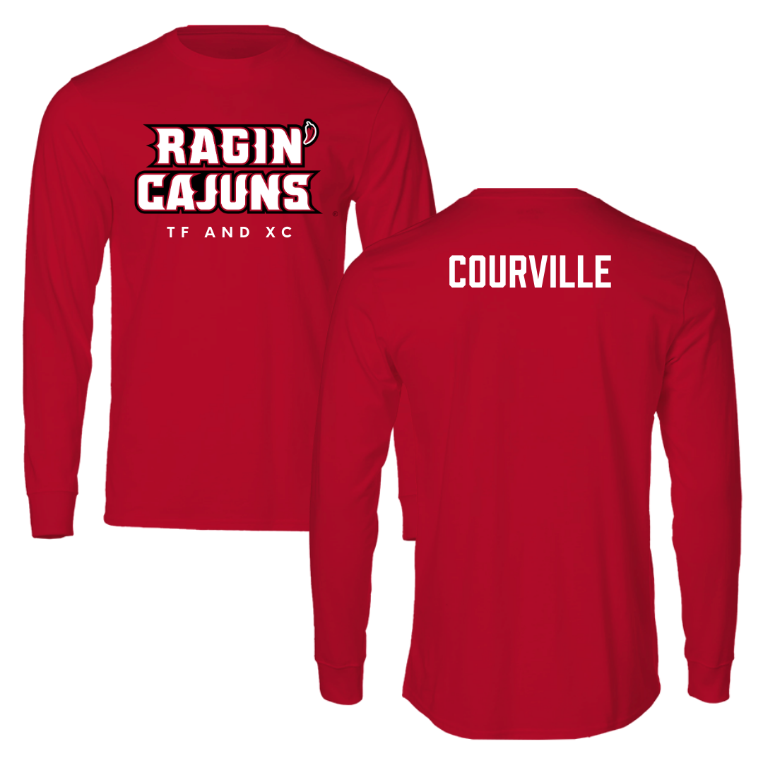 University of Louisiana at Lafayette TF and XC Red Long Sleeve  - Juliana Courville