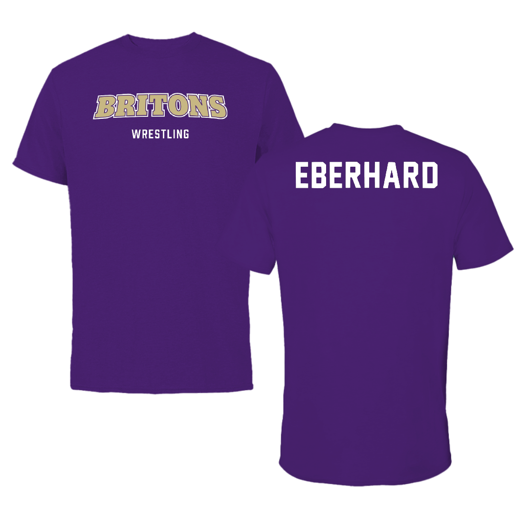 Albion College Wrestling Purple Tee - Koen Eberhard