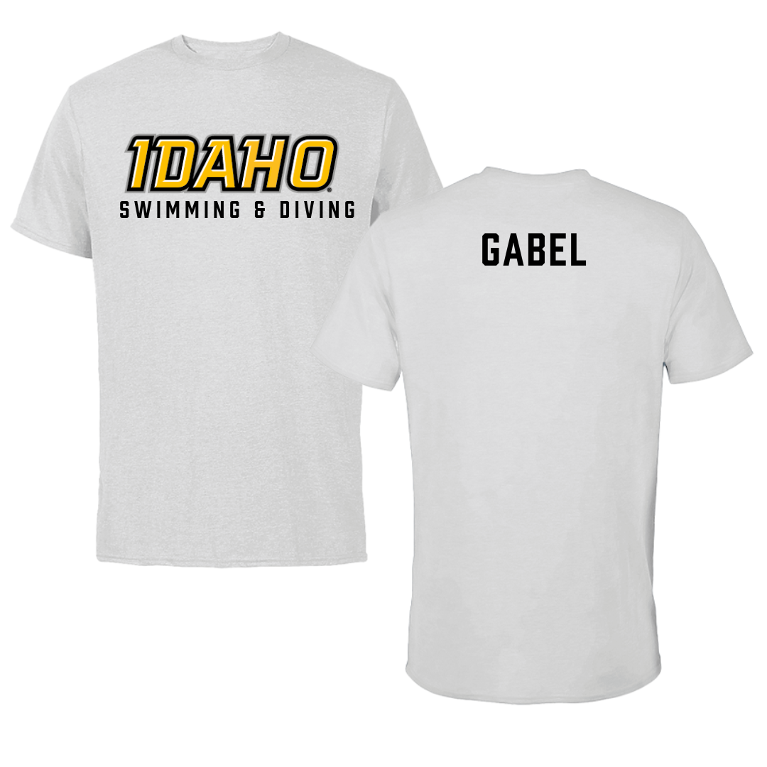 University of Idaho Swimming & Diving Gray Tee - Cadence Gabel