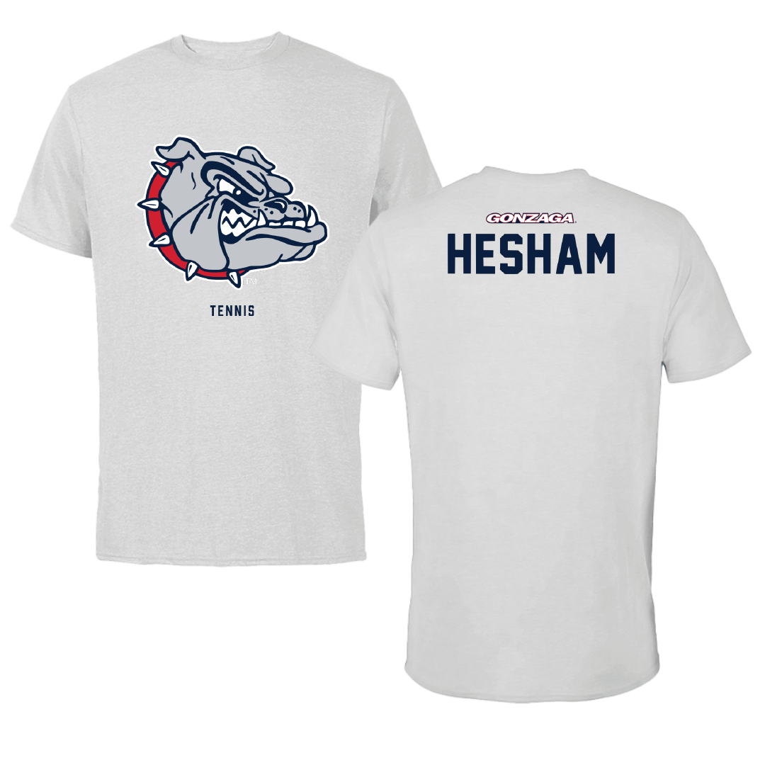 Gonzaga University Tennis Light Gray Tee - Norhan Hesham