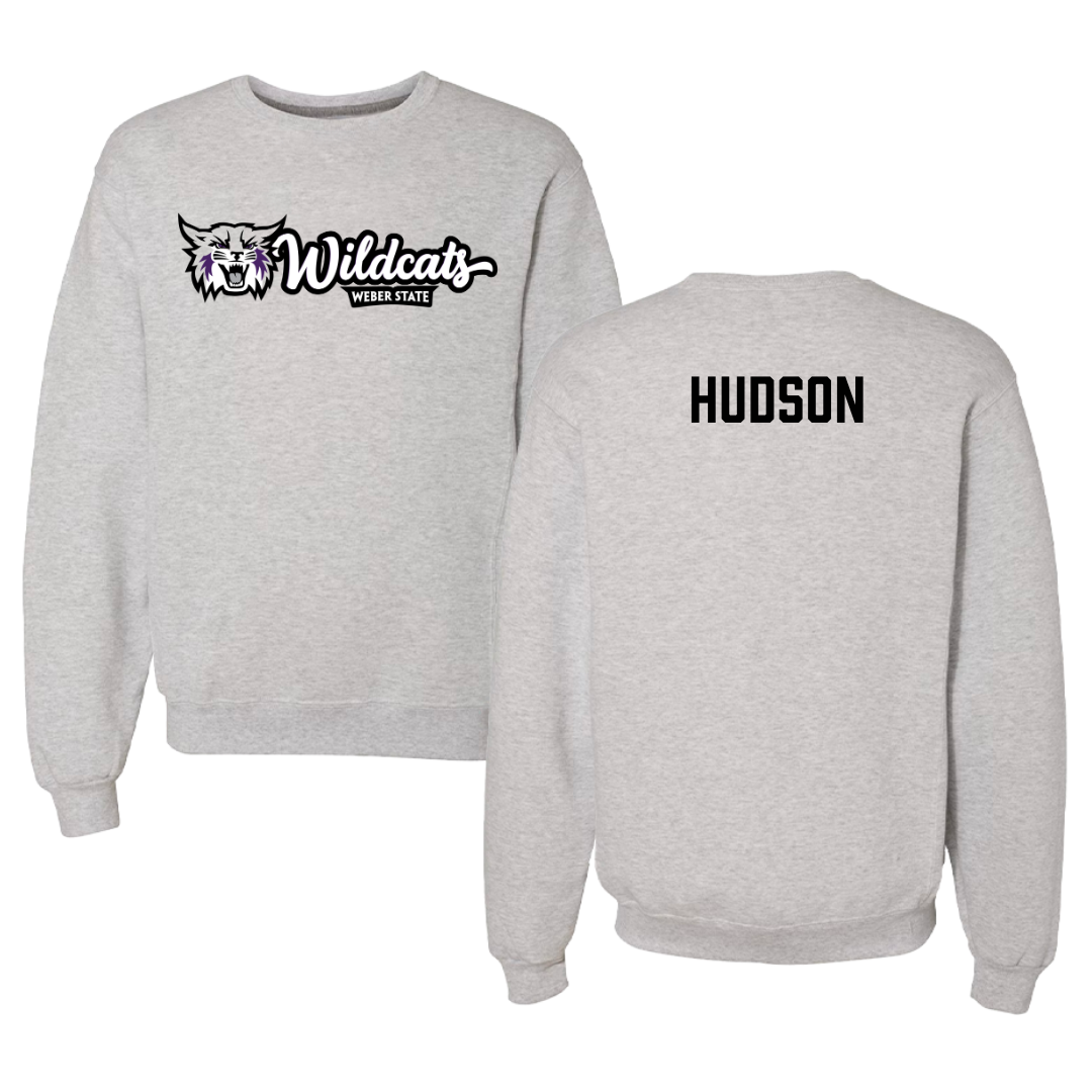 Weber State University TF and XC Gray Crewneck  - Frances Hudson