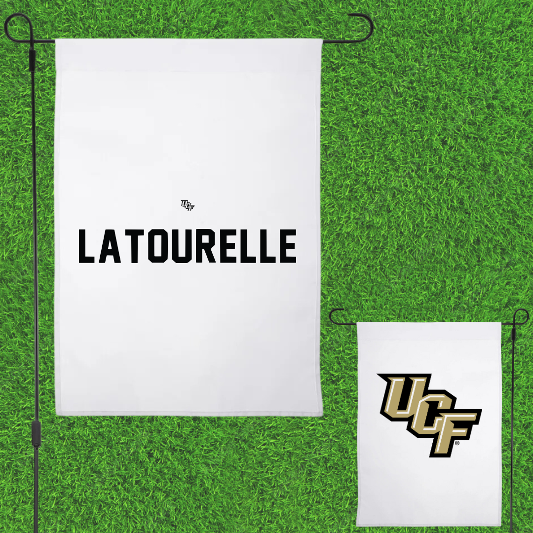 University of Central Florida Dance White Garden Flag - Mikhaila Latourelle