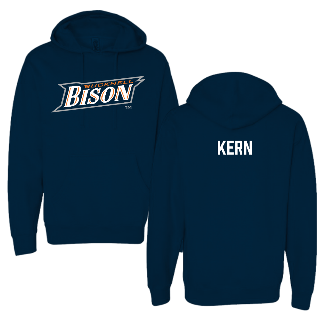 Bucknell University TF and XC Navy Hoodie  - Grant Kern