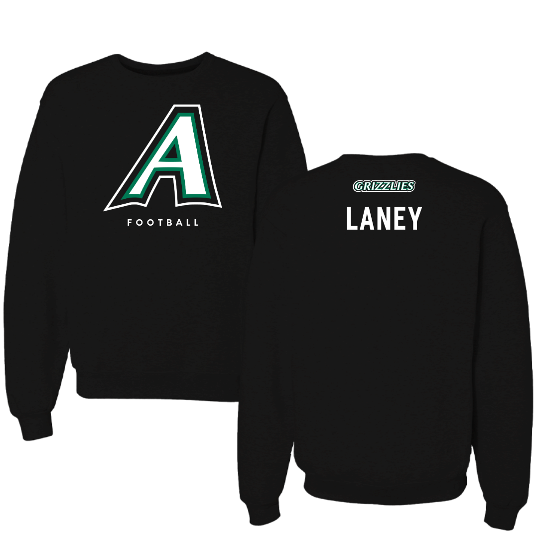 Adams State University Football Black Crewneck  - Daniel Laney