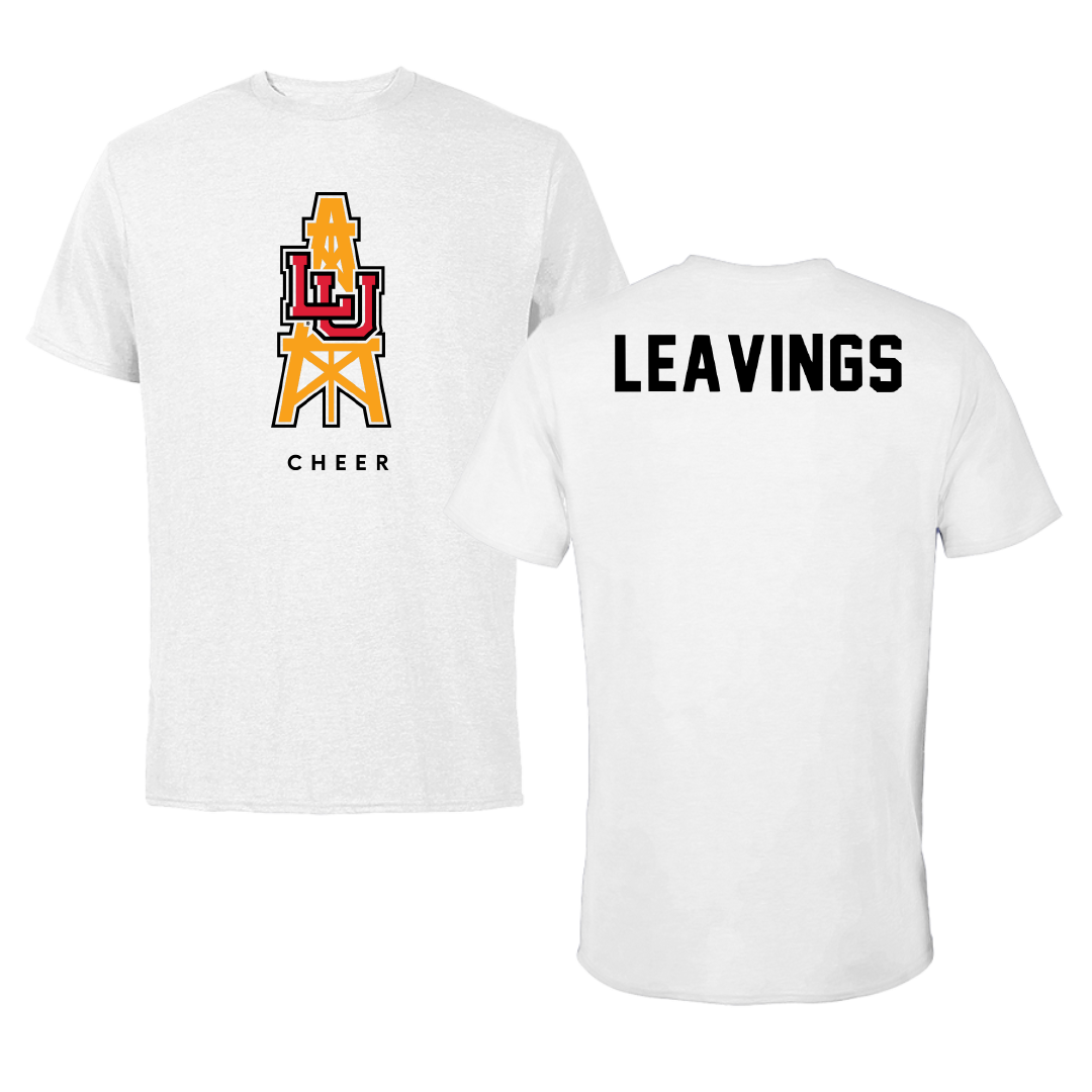 Lamar University Cheer White Performance Tee - Shelby Leavings
