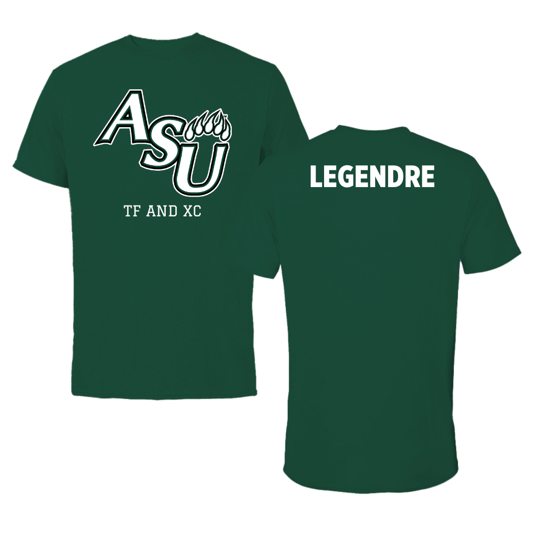 Camiseta verde bosque Adams State University TF y XC - Romain Legendre