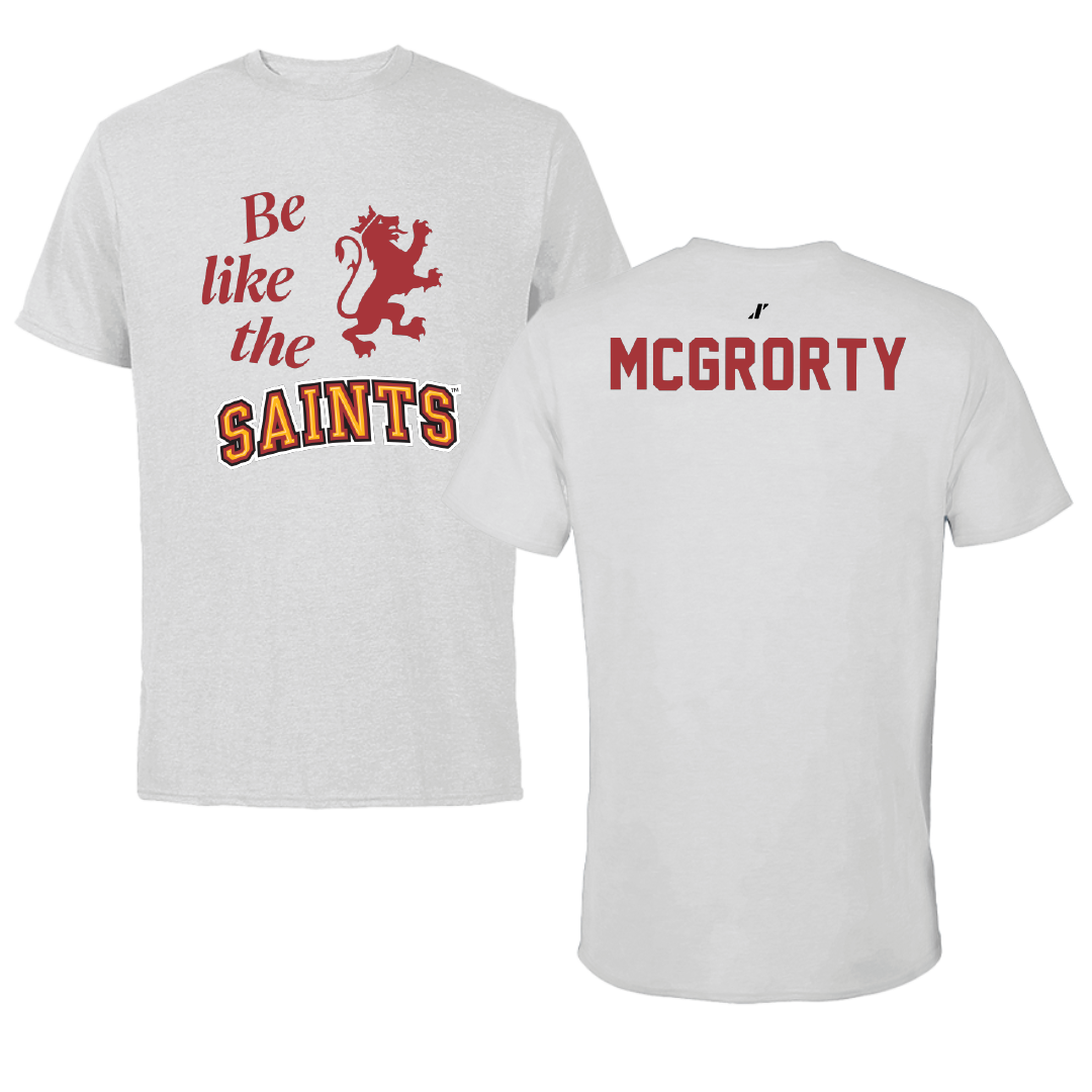 Flagler College TF and XC Light Gray Be Like Us Performance Tee - Ian McGrorty