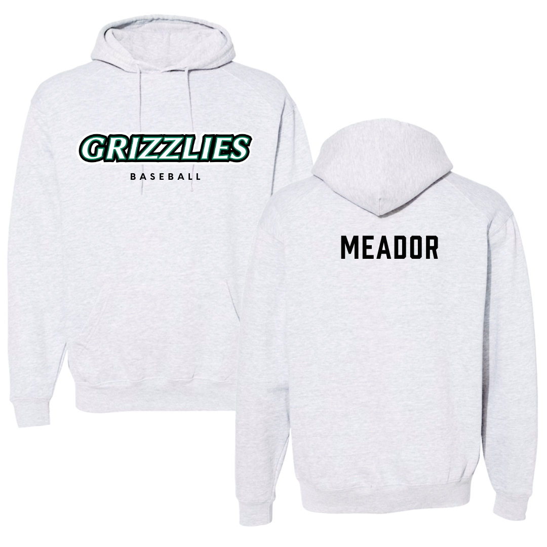 Adams State University Baseball Gray Hoodie  - Billy Meador