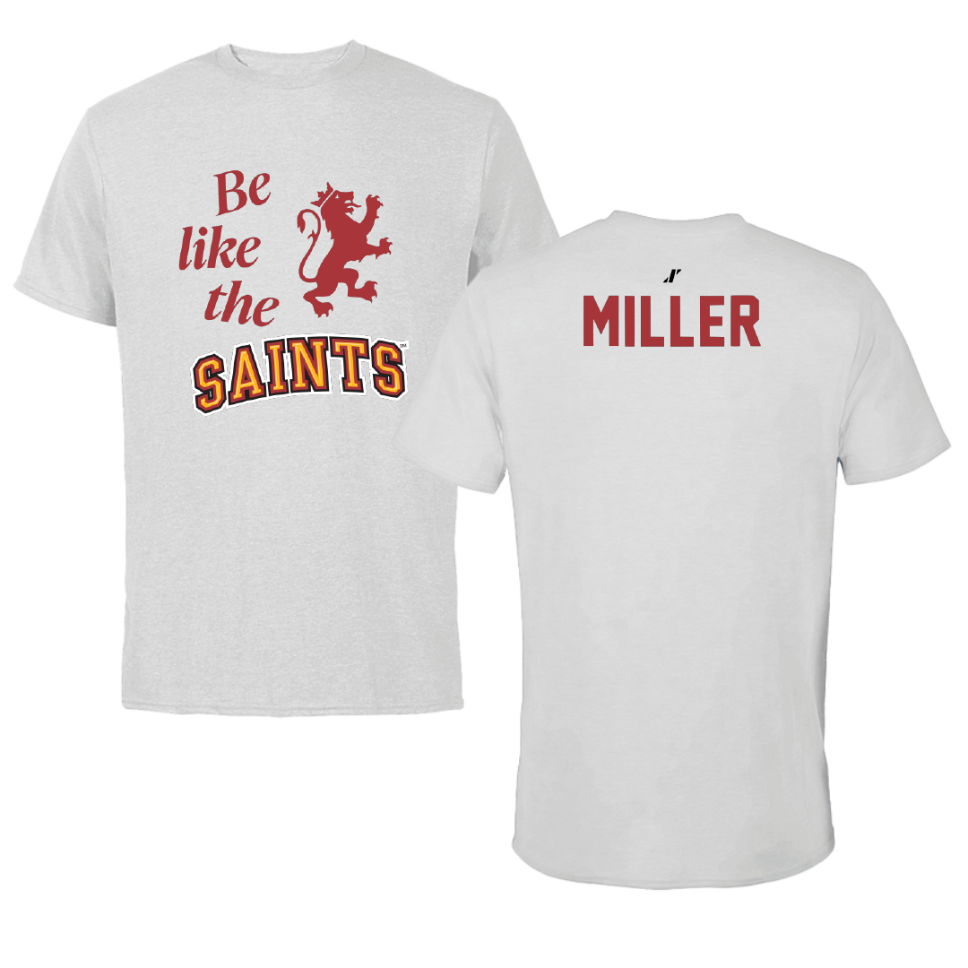 Flagler College TF and XC Light Gray Be Like Us Performance Tee - Sara Miller