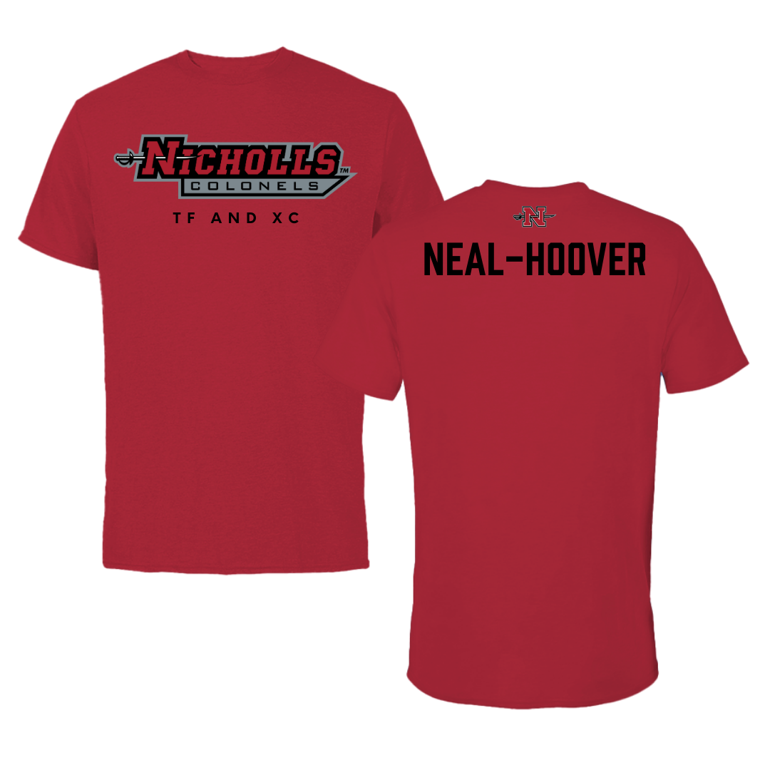 Nicholls State University TF and XC Red Tee  - Cherie Neal-Hoover