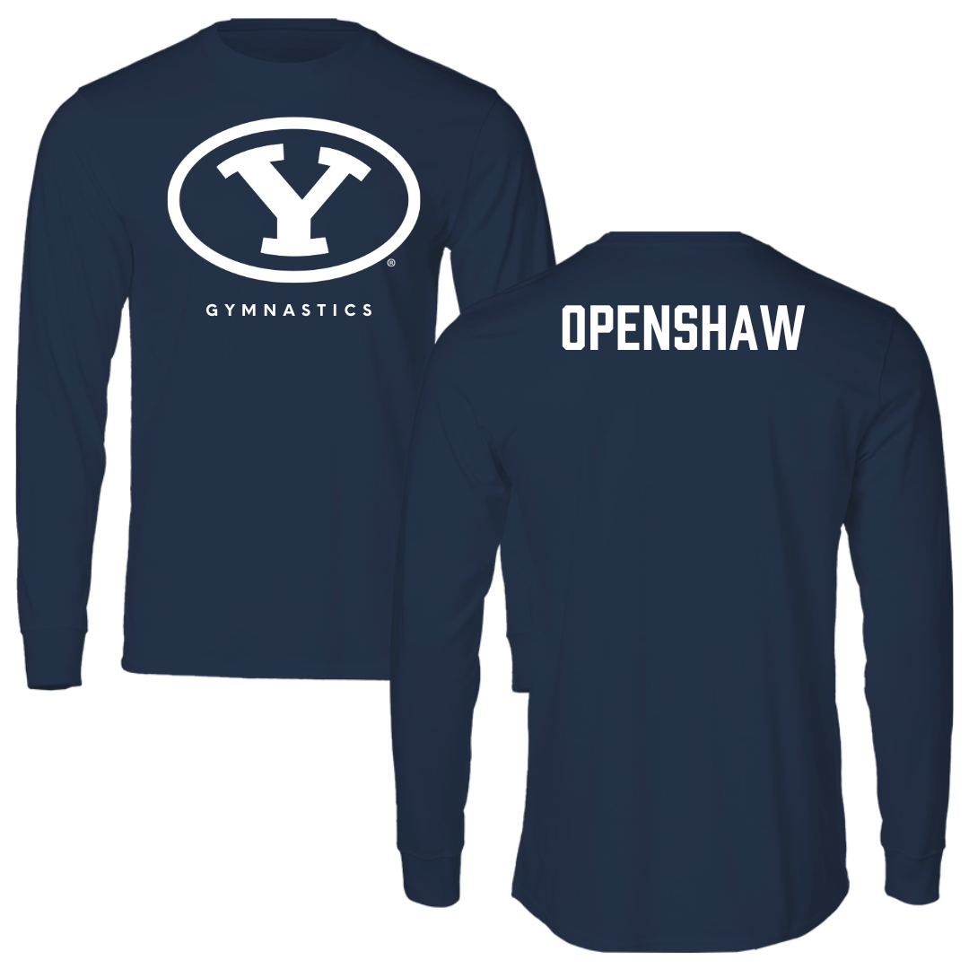 Brigham Young University Gymnastics Navy Long Sleeve  - Hailey Openshaw