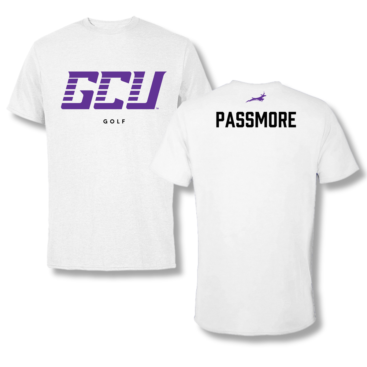 Grand Canyon University Golf White Tee  - Craig Passmore