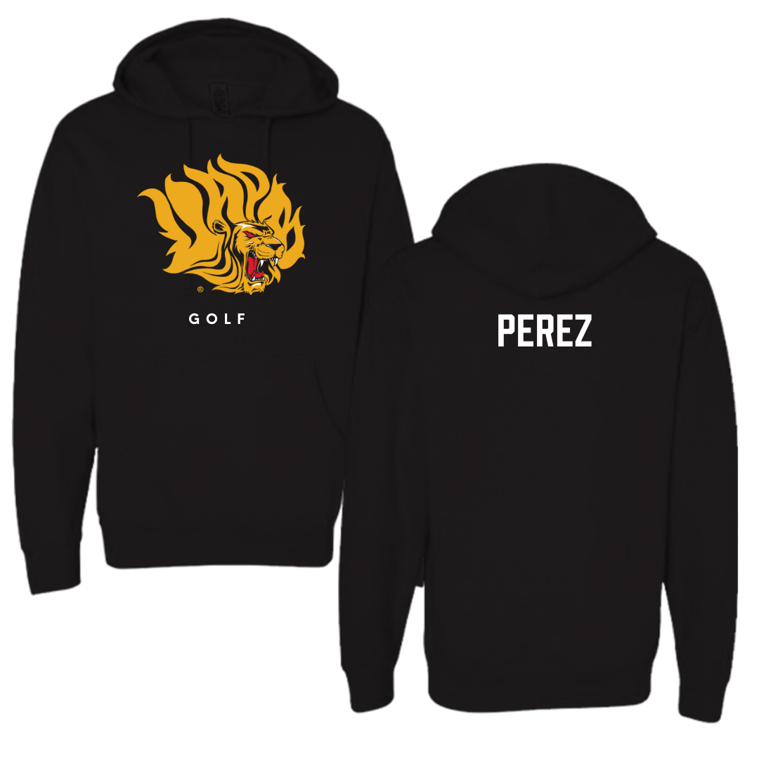 University of Arkansas-Pine Bluff Golf Black Hoodie  - Angel Perez