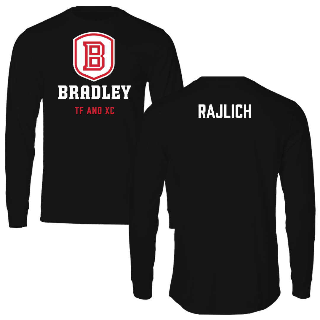 Bradley University TF and XC Black Block Long Sleeve - Hope Rajlich