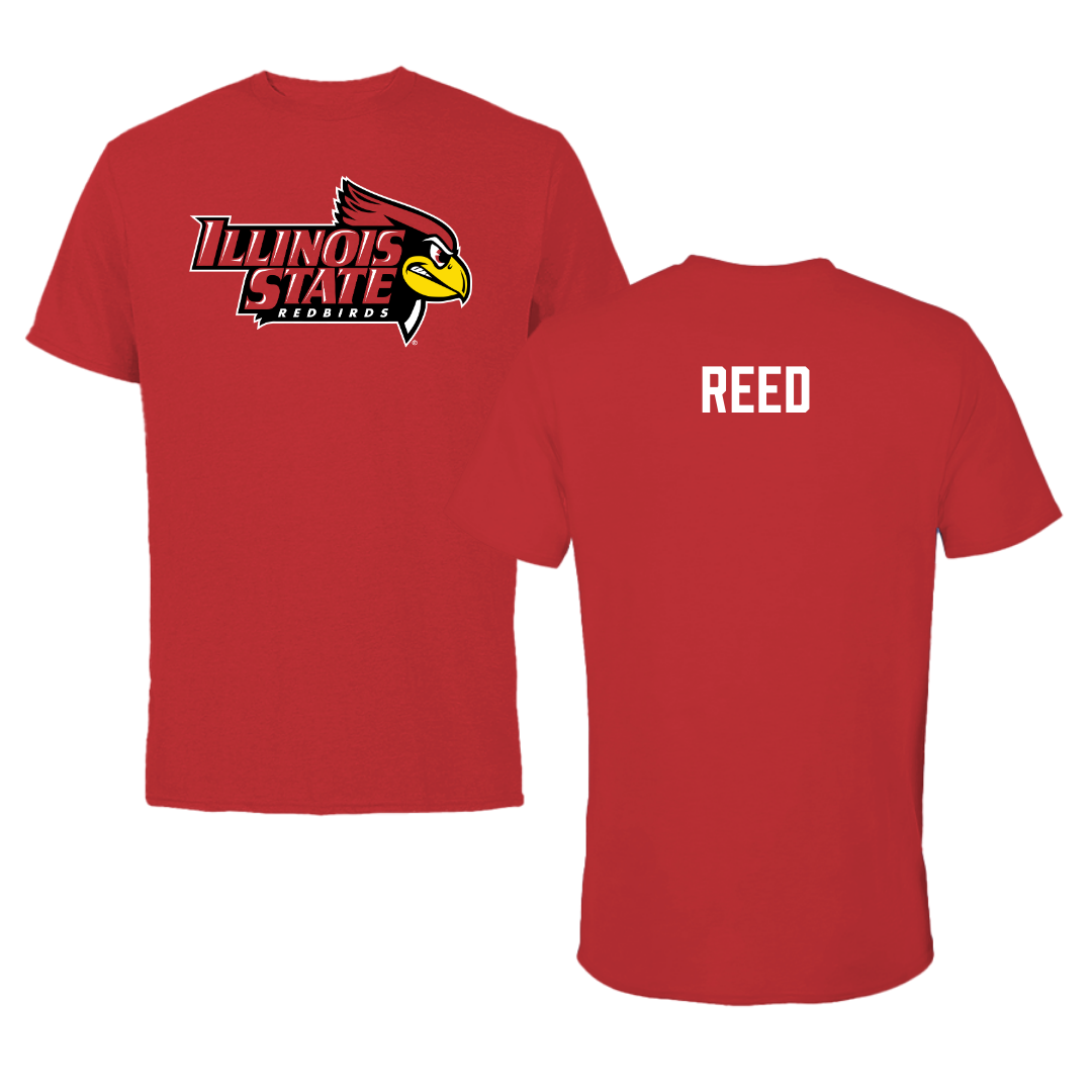 Illinois State University Track and Field Red Redbird Tee  - Maggie Reed