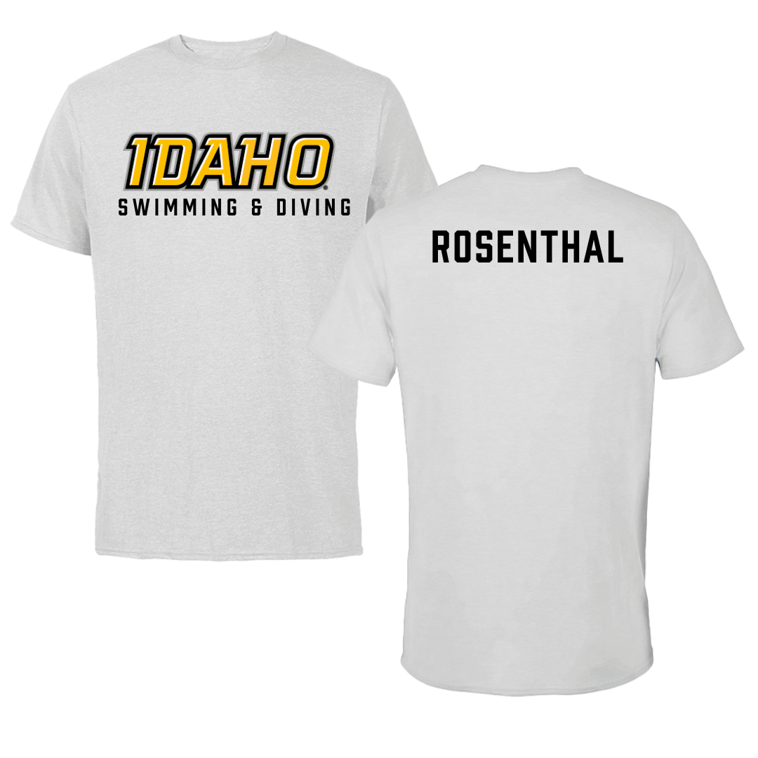 University of Idaho Swimming & Diving Gray Tee - Abby Rosenthal