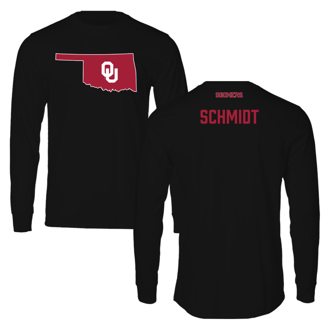 University of Oklahoma Wrestling Black Long Sleeve  - Carter Schmidt