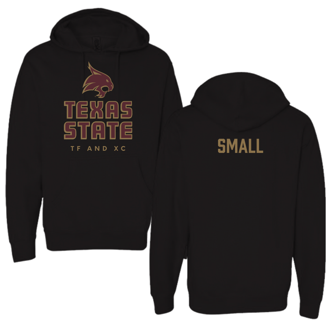 Texas State University TF and XC Black Hoodie  - Lauryn Small