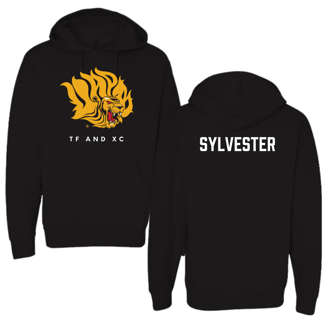 Sudadera con capucha negra TF y XC de la Universidad de Arkansas-Pine Bluff - Jared Sylvester