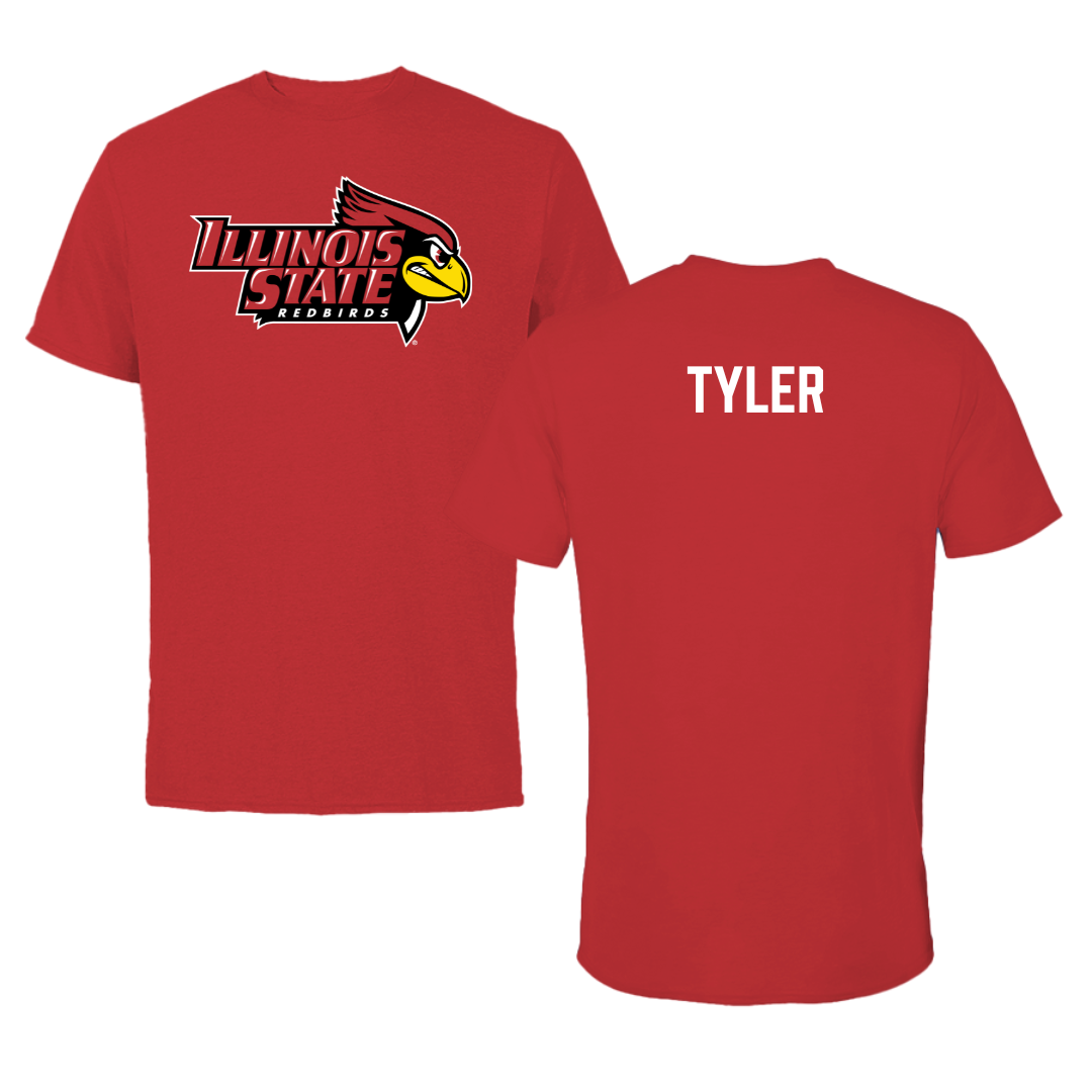 Illinois State University Swimming & Diving Red Redbird Tee  - Chloe Tyler