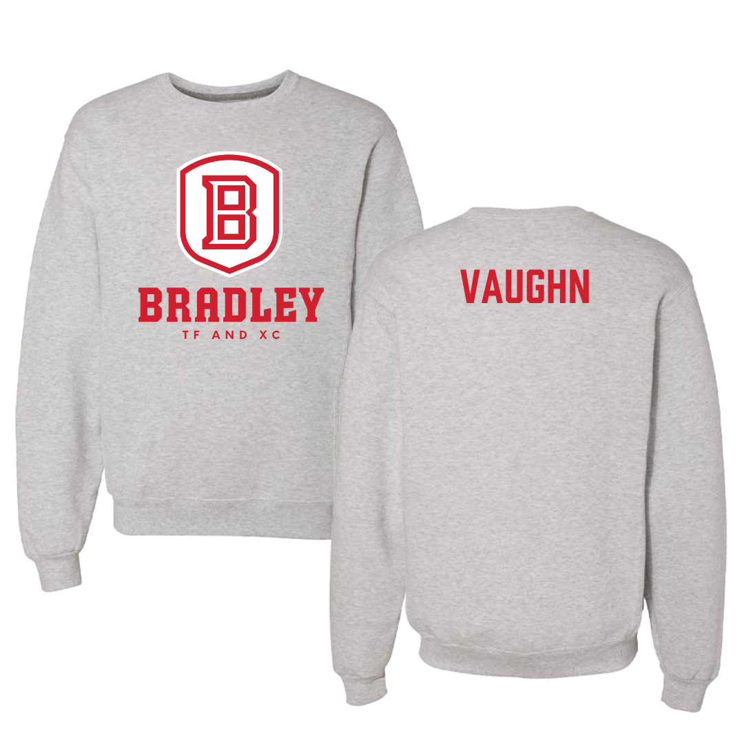 Bradley University TF and XC Gray Crewneck - Jada Vaughn
