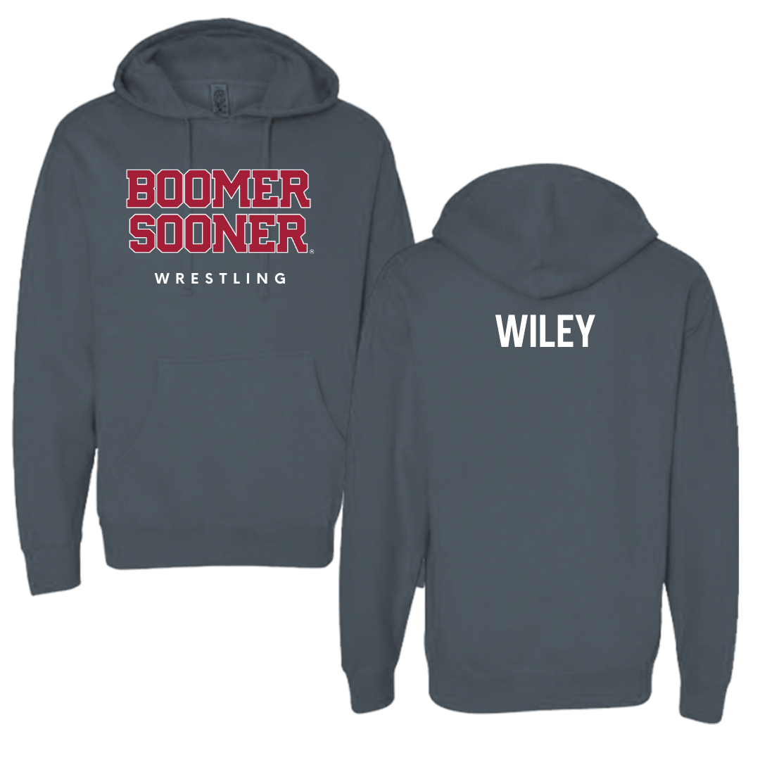 University of Oklahoma Wrestling Charcoal Hoodie  - John Wiley