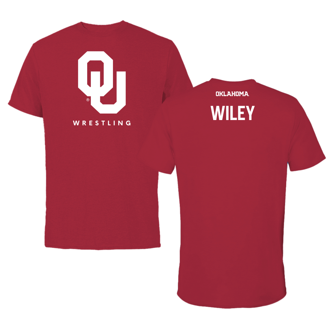 University of Oklahoma Wrestling Crimson Tee  - John Wiley