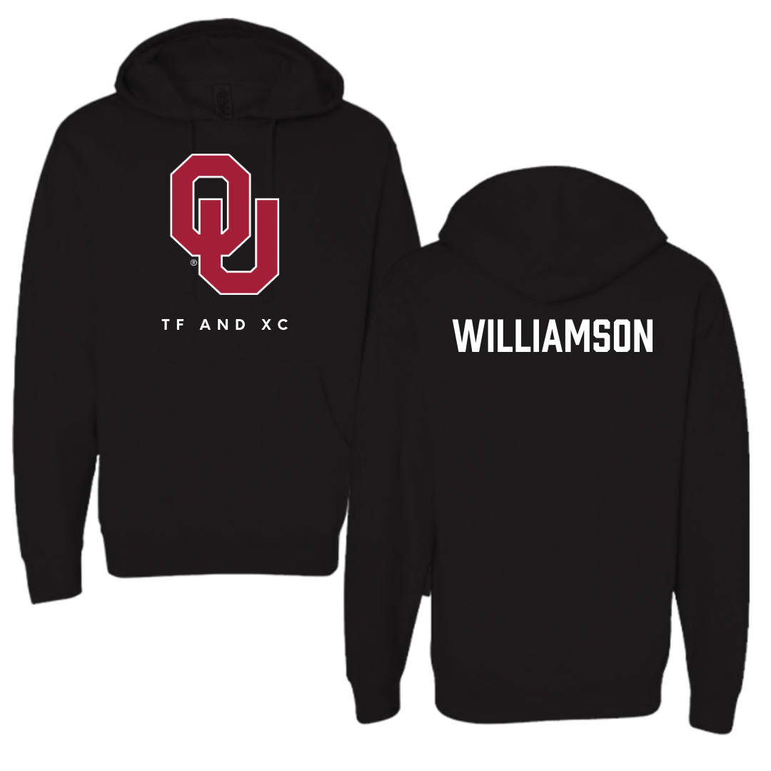 Sudadera con capucha negra TF y XC de la Universidad de Oklahoma - Grace Williamson