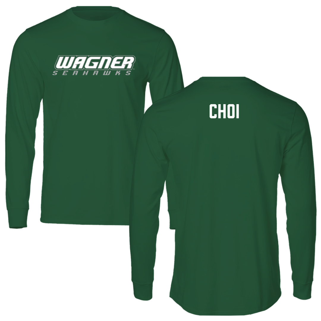 Wagner College Golf Forest Green Long Sleeve - Thomas Choi