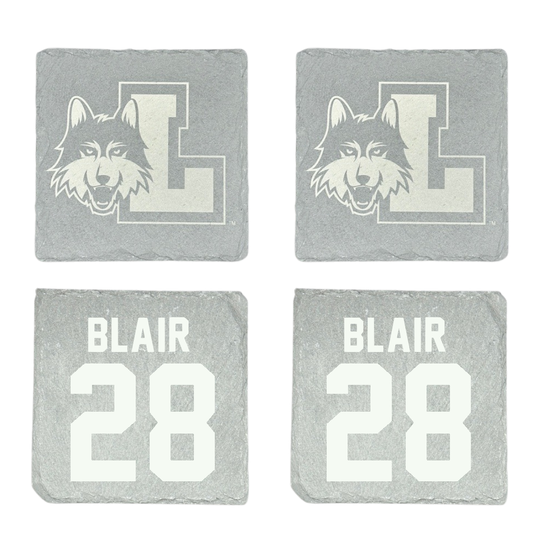 Loyola University-Chicago Soccer Stone Coaster (4 Pack)  - #28 Quinten Blair