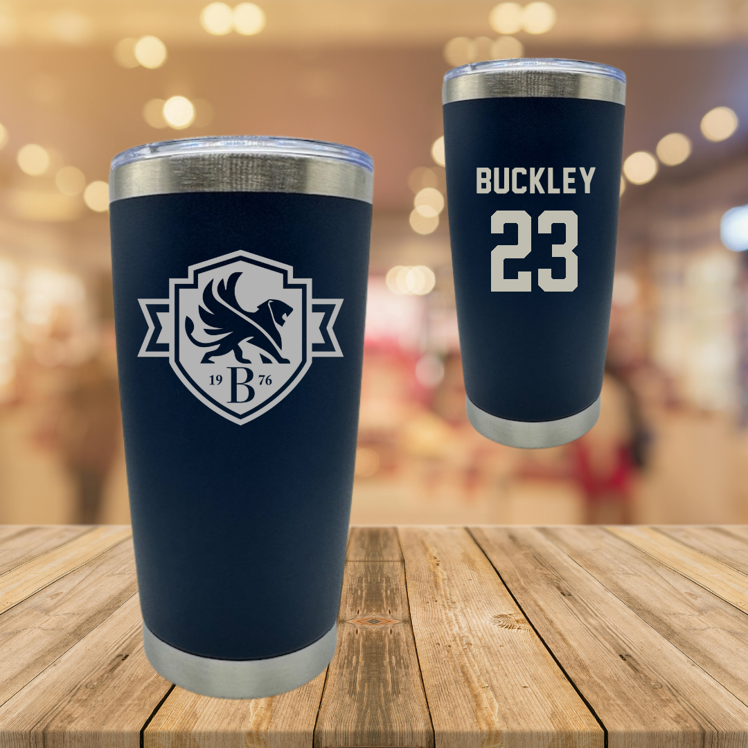 Bethesda University Basketball Navy Stainless Steel Tumbler - #23 Alex Buckley