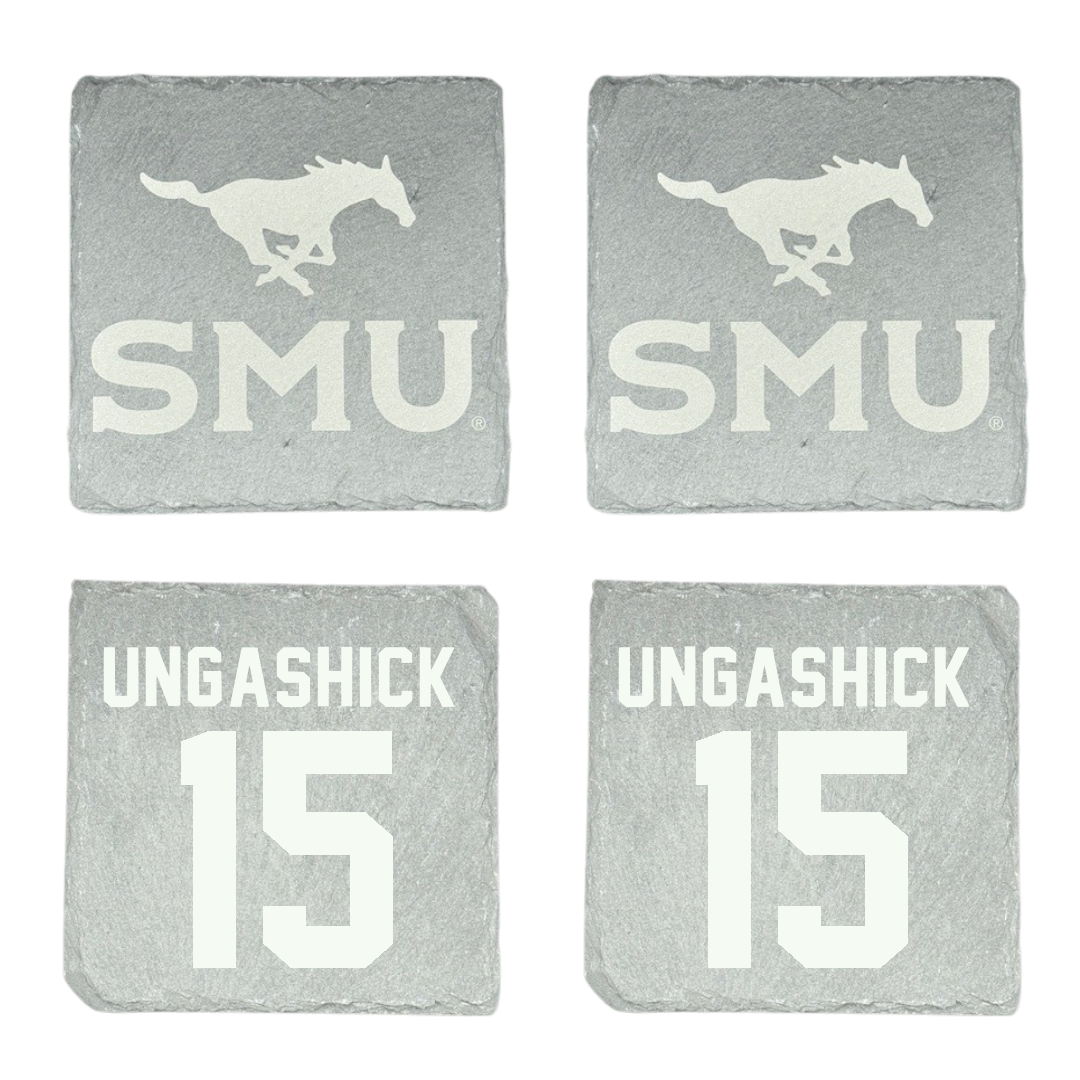 Southern Methodist University Soccer Stone Coaster (4 Pack)  - #15 Lydia Ungashick