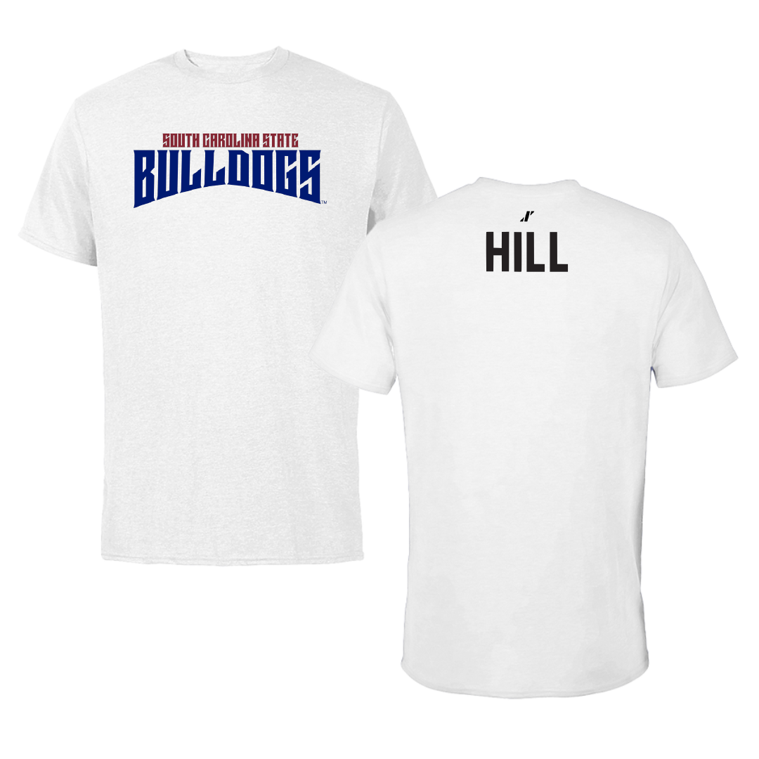 South Carolina State University TF and XC White Classic Performance Tee - Erick Hill