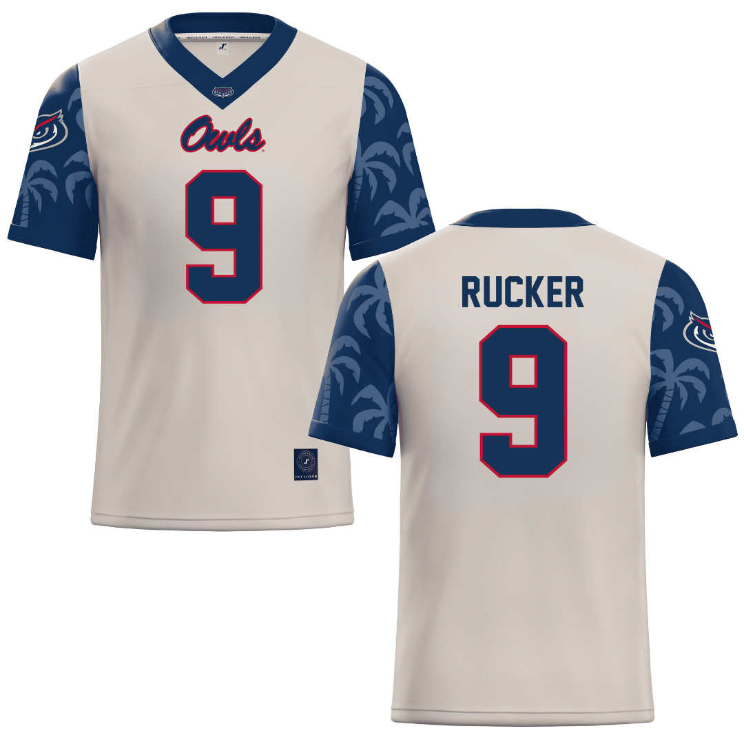 Florida Atlantic University Sand Football Jersey - #9 Luke Rucker