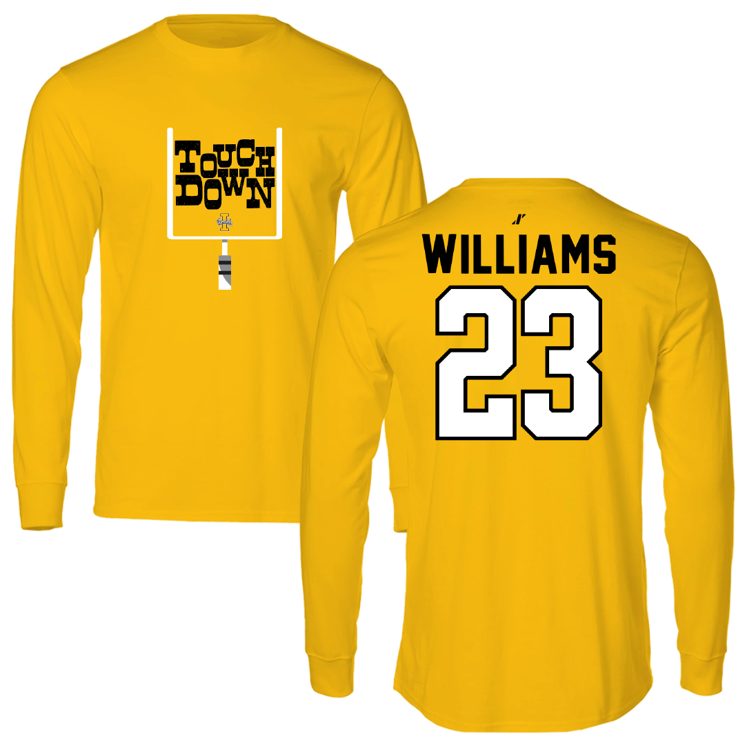 University of Idaho Football Gold Touchdown Long Sleeve - #23 Art Williams