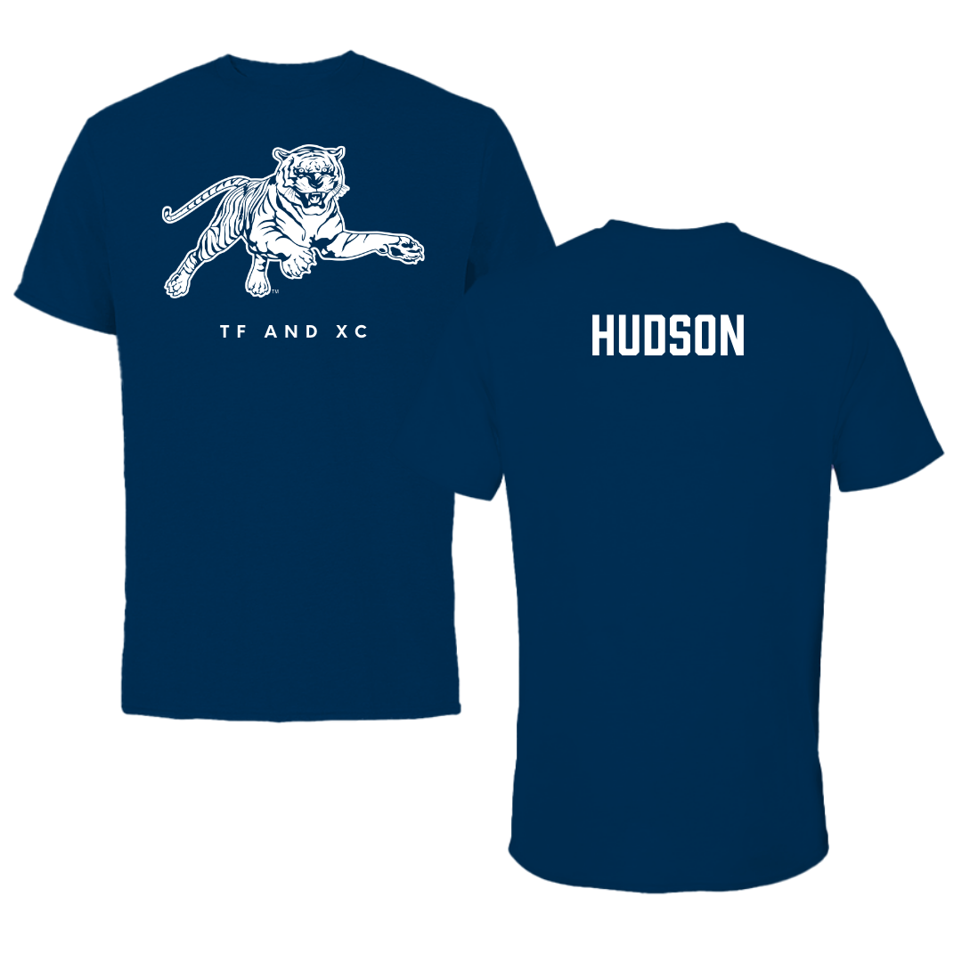 Jackson State University TF and XC Navy Tee - Jeremiah Hudson
