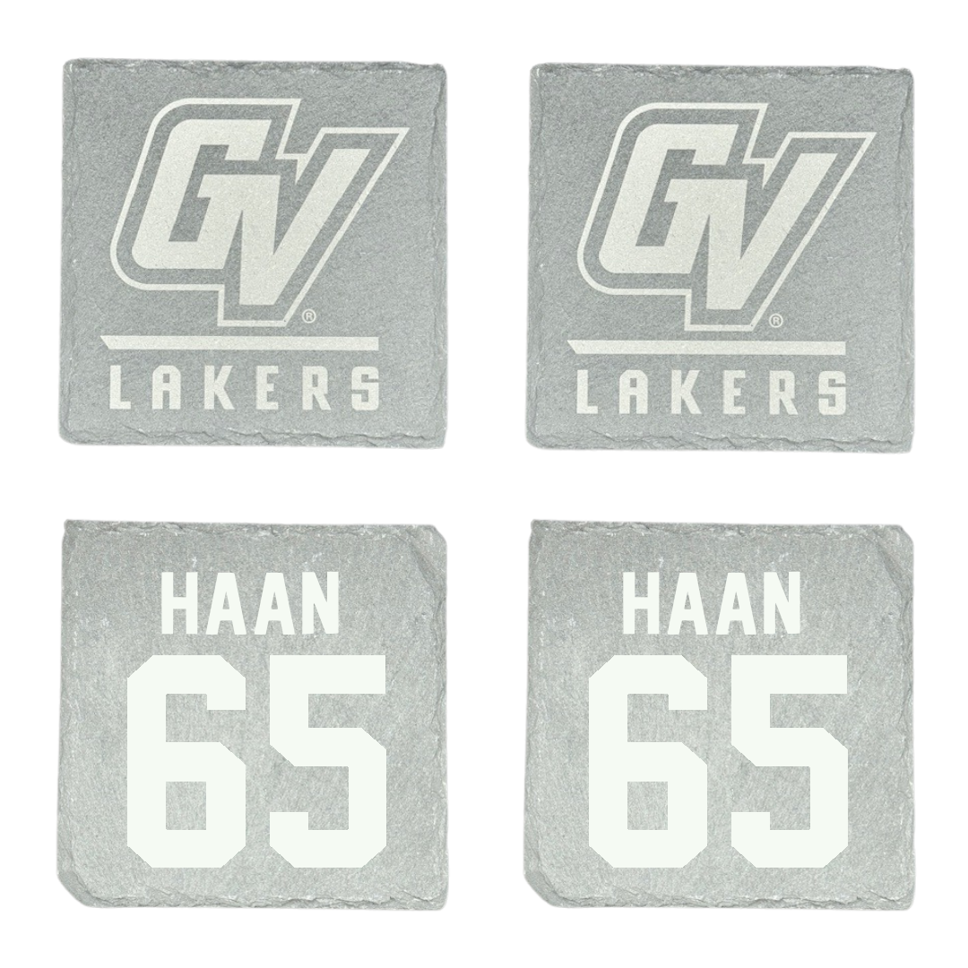 Grand Valley State University Football Stone Coaster (4 Pack)  - #65 Matt Haan